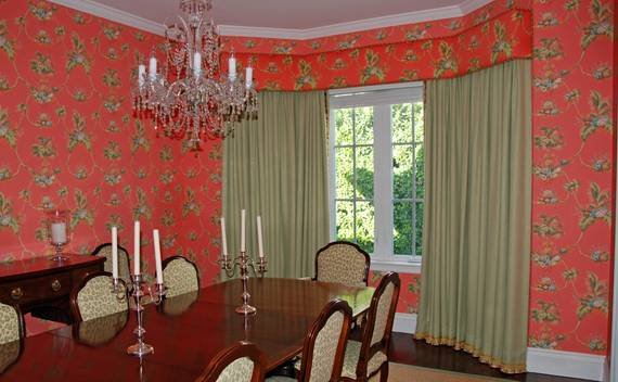Custom draperies, top treatments and wall coverings