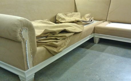 custom sofa construction
